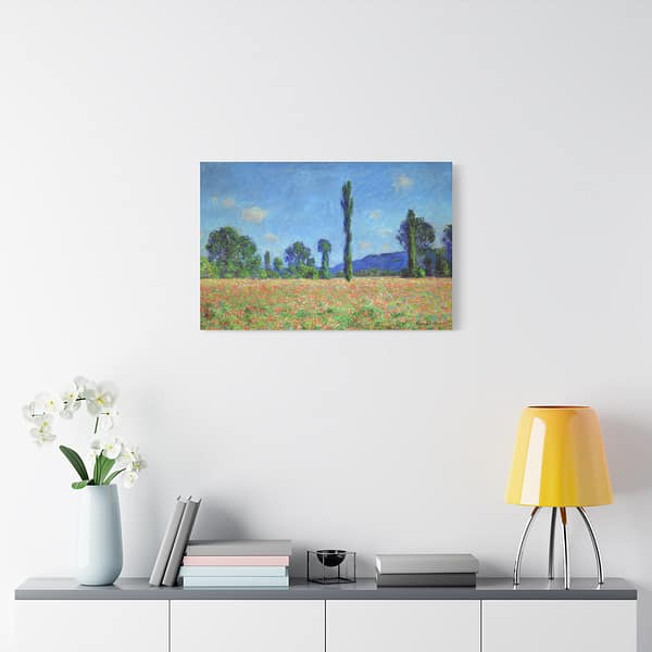 18142985620401254098_2048.jpeg Poppy Field (Giverny) - Claude Monet (c. 1890-91) - Impressionist Canvas Print