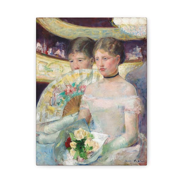 18287005862814800977_2048.jpeg The Loge - Mary Cassatt (c. 1878-80) - Impressionist Canvas Print