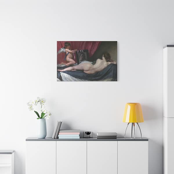 18401936983767150323_2048.jpeg Rokeby Venus (Venus at Her Mirror) - Diego Velázquez (c. 1647-1651) - Classical Canvas Print