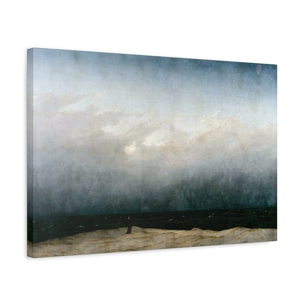 1892976783594152733_2048.jpeg The Monk by the Sea - Caspar David Friedrich (c. 1808-1810) - Romantic Canvas Print