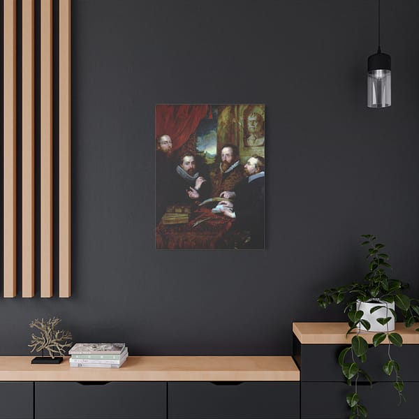 1916489629524809333_2048.jpeg The Four Philosophers - Peter Paul Rubens (c. 1611-1612) - Classical Canvas Print