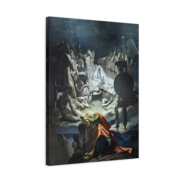 1927818689065329354_2048.jpeg The Dream of Ossian - Jean-Auguste-Dominique Ingres (1813) - Classical Canvas Print