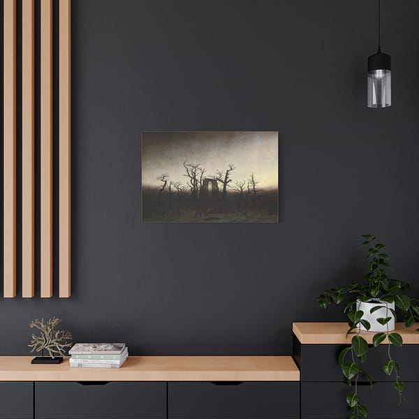 2257889322467581642_2048.jpeg Abbey in the Oakwood - Caspar David Friedrich (c. 1809-1810) - Romantic Canvas Print