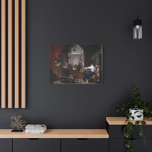 2433489414694954781_2048.jpeg The Spinners (Las Hilanderas) - Diego Velázquez (c. 1657) - Classical Canvas Print