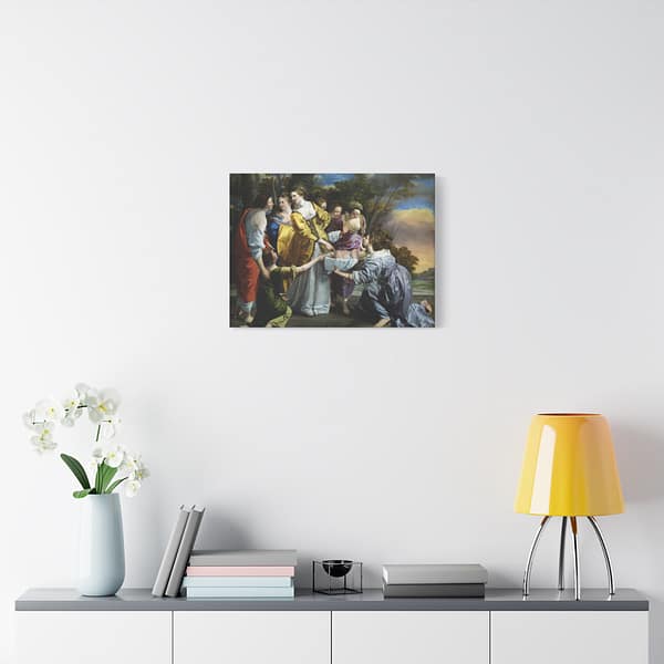 2603164356488596868_2048.jpeg The Finding of Moses - Orazio Gentileschi (c. 1633) - Classical Canvas Print