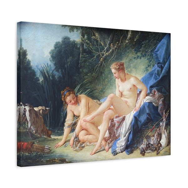 2618686285569340589_2048.jpeg Diana Leaving Her Bath - François Boucher (1742) - Classical Canvas Print