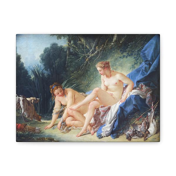 2925294446187762649_2048.jpeg Diana Leaving Her Bath - François Boucher (1742) - Classical Canvas Print