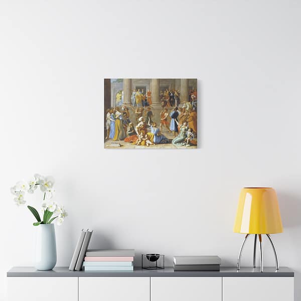 308043101381426951_2048-1.jpeg The Triumph of David - Nicolas Poussin (c. 1630) - Classical Canvas Print