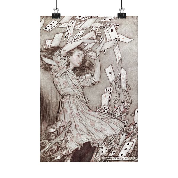 3532385283036230797_2048.jpeg Alice's Adventures in Wonderland - Arthur Rackham (1907) - Vintage Art Poster Print