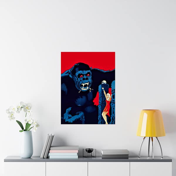 377422435176439827_2048.jpeg Danish Movie Poster for King Kong - RKO Radio Pictures (1933) - Vintage Art Poster Print