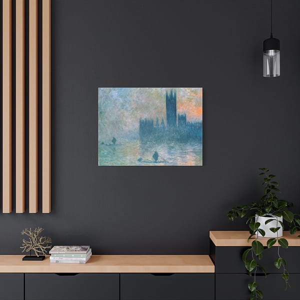 4117035752507789073_2048-1.jpeg The Houses of Parliament (Effect of Fog) - Claude Monet (c. 1903-04) - Impressionist Canvas Print
