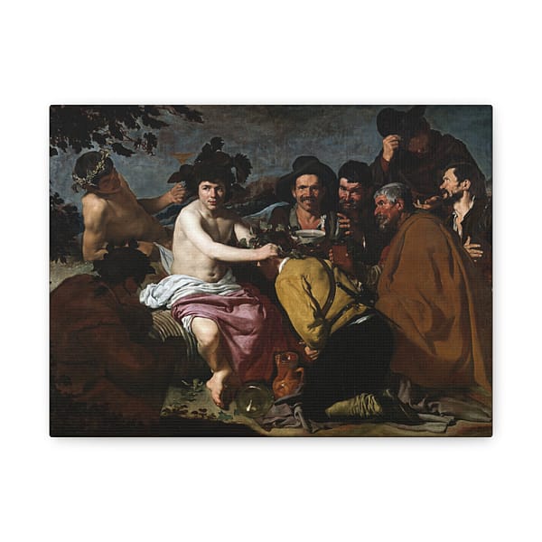 4142974807294441612_2048.jpeg The Triumph of Bacchus - Diego Velázquez (c. 1628-1629) - Classical Canvas Print