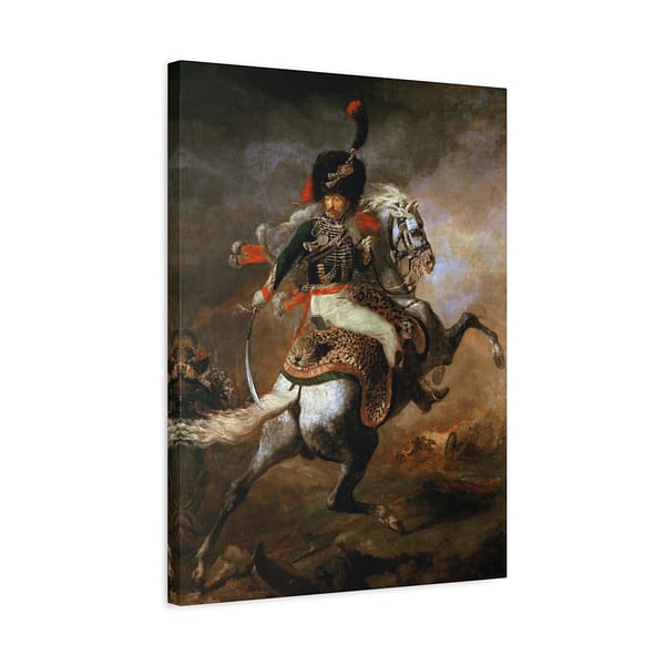 4303193950145511250_2048.jpeg The Charging Chasseur - Théodore Géricault (1812) - Classical Canvas Print