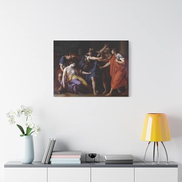 468999126558207493_2048.jpeg The Oath of Brutus (Death of Lucretia) - Gavin Hamilton (c. 1763-67) - Classical Canvas Print