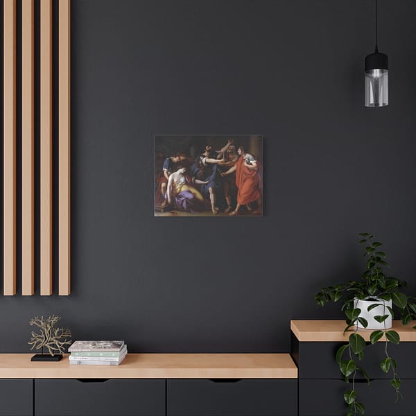 4716090895925743436_2048.jpeg The Oath of Brutus (Death of Lucretia) - Gavin Hamilton (c. 1763-67) - Classical Canvas Print