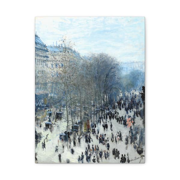 4926929725496042613_2048.jpeg The Boulevard des Capucines - Claude Monet (1873-74) - Impressionist Canvas Print