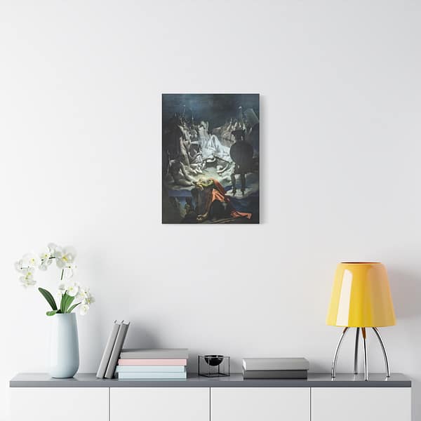 5138671204165124649_2048.jpeg The Dream of Ossian - Jean-Auguste-Dominique Ingres (1813) - Classical Canvas Print