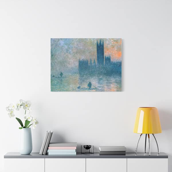 5316463117432189895_2048-1.jpeg The Houses of Parliament (Effect of Fog) - Claude Monet (c. 1903-04) - Impressionist Canvas Print