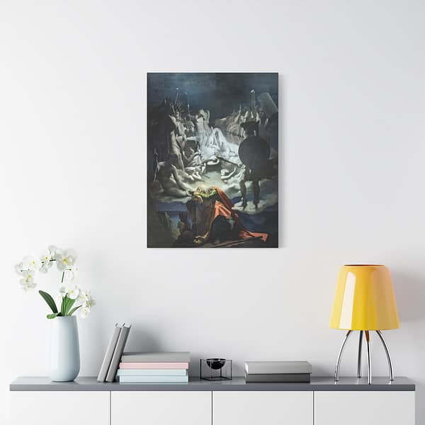 5780084479069508538_2048.jpeg The Dream of Ossian - Jean-Auguste-Dominique Ingres (1813) - Classical Canvas Print