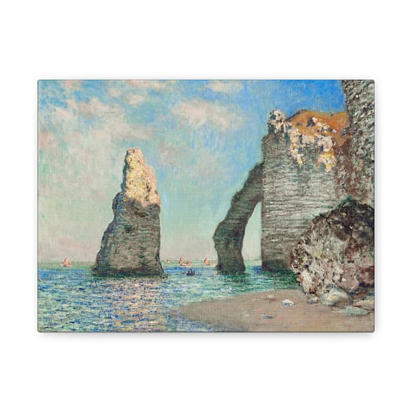 5819734694654976334_2048.jpeg The Cliffs at Étretat - Claude Monet (1885) - Impressionist Canvas Print