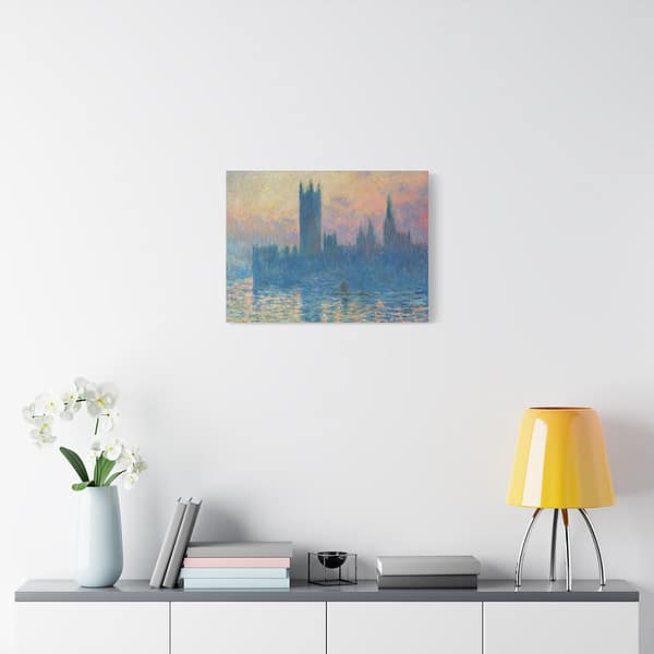 5998739327124564991_2048-1.jpeg The Houses of Parliament, Sunset - Claude Monet (1903) - Impressionist Canvas Print