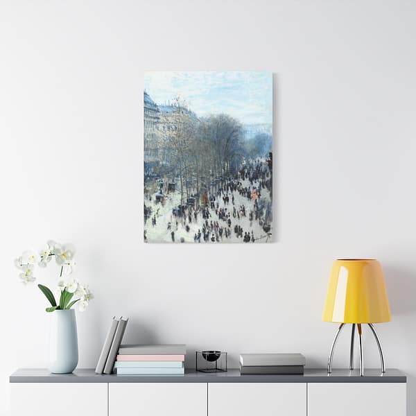 6030215109184335636_2048.jpeg The Boulevard des Capucines - Claude Monet (1873-74) - Impressionist Canvas Print