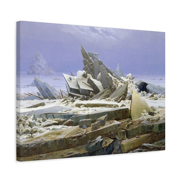 6212675903196458893_2048.jpeg The Sea of Ice - Caspar David Friedrich (c. 1823-1824) - Romantic Canvas Print