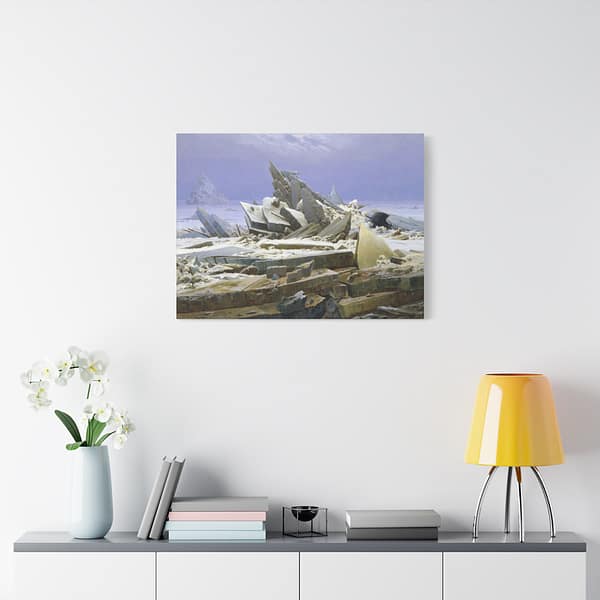 6342821764976023115_2048.jpeg The Sea of Ice - Caspar David Friedrich (c. 1823-1824) - Romantic Canvas Print