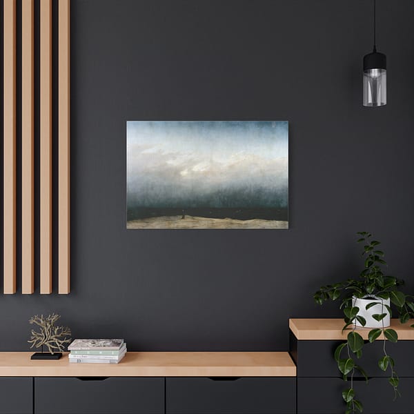 6675336231093312017_2048.jpeg The Monk by the Sea - Caspar David Friedrich (c. 1808-1810) - Romantic Canvas Print