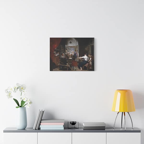 6745054939619177844_2048.jpeg The Spinners (Las Hilanderas) - Diego Velázquez (c. 1657) - Classical Canvas Print
