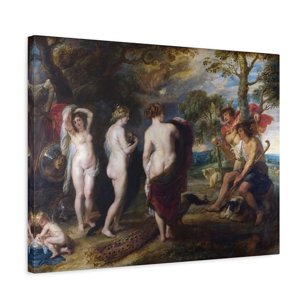 6748637403169228470_2048.jpeg The Judgment of Paris - Peter Paul Rubens (c. 1636) - Classical Canvas Print