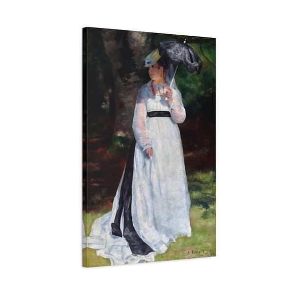 6780323426195157972_2048.jpeg Lise with a Parasol - Pierre-Auguste Renoir (1867) - Impressionist Canvas Print