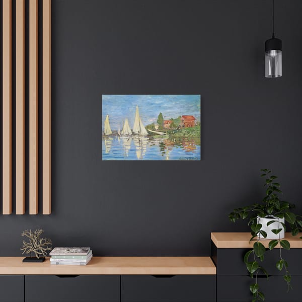 7068205628327682655_2048.jpeg Regatta at Argenteuil - Claude Monet (1872) - Impressionist Canvas Print