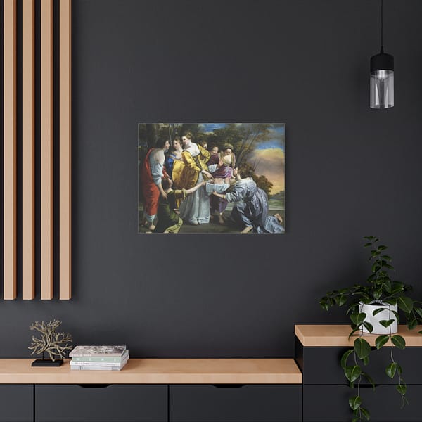 7139344735430119956_2048.jpeg The Finding of Moses - Orazio Gentileschi (c. 1633) - Classical Canvas Print