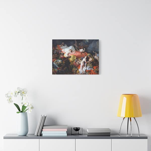 717544399758520886_2048.jpeg The Death of Sardanapalus - Eugène Delacroix (1827) - Classical Canvas Print