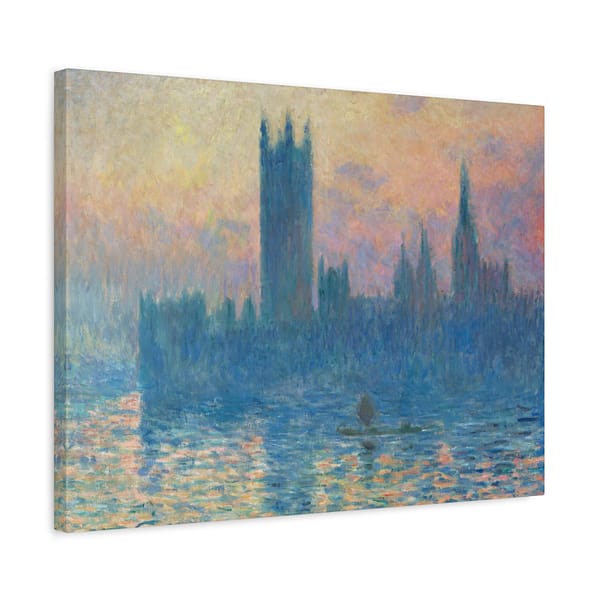 7364767867364184427_2048-1.jpeg The Houses of Parliament, Sunset - Claude Monet (1903) - Impressionist Canvas Print