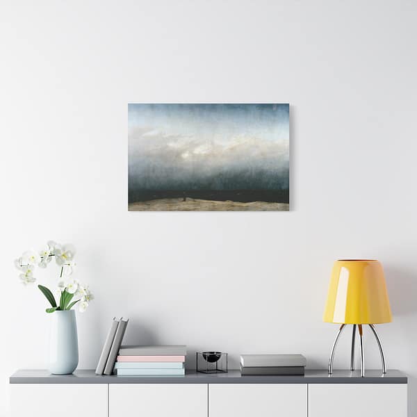 7396779059170773643_2048.jpeg The Monk by the Sea - Caspar David Friedrich (c. 1808-1810) - Romantic Canvas Print
