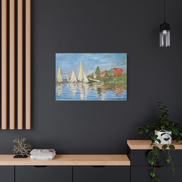 7449044624346705435_2048.jpeg Regatta at Argenteuil - Claude Monet (1872) - Impressionist Canvas Print
