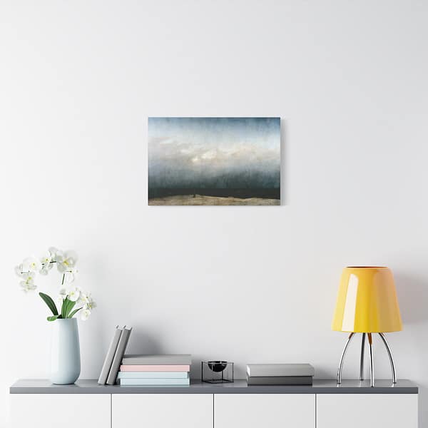 7612336563641077715_2048.jpeg The Monk by the Sea - Caspar David Friedrich (c. 1808-1810) - Romantic Canvas Print