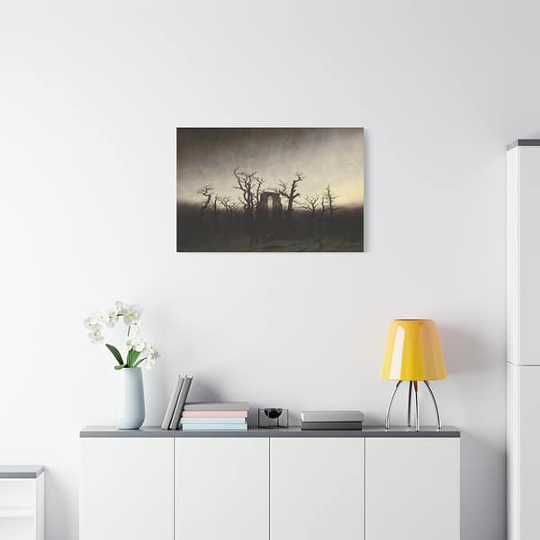 7688953319679616656_2048.jpeg Abbey in the Oakwood - Caspar David Friedrich (c. 1809-1810) - Romantic Canvas Print