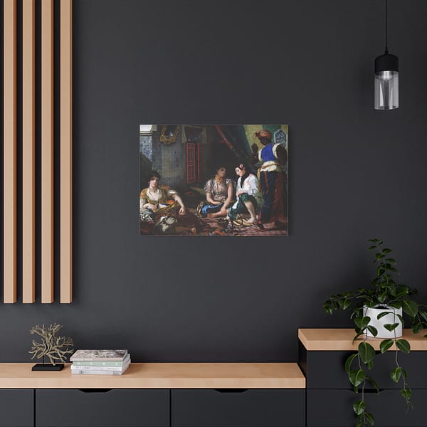8234751510930676459_2048.jpeg Women of Algiers in Their Apartment - Eugène Delacroix (1834) - Classical Canvas Print