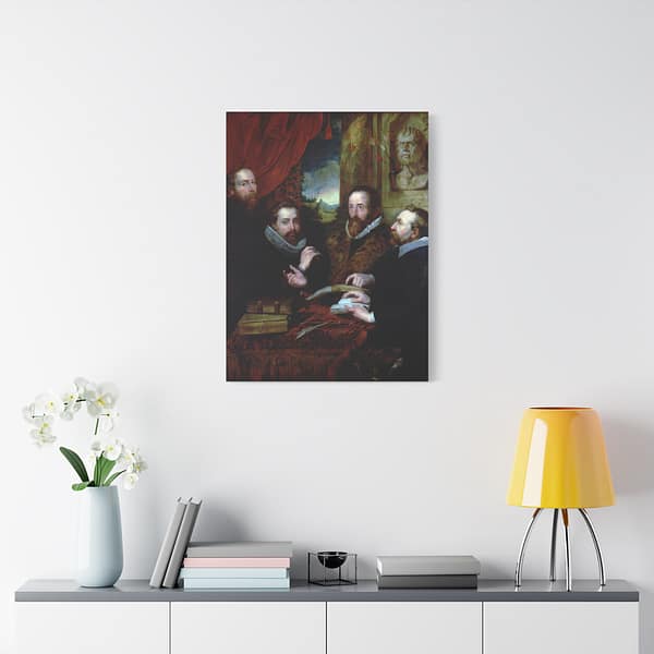 8502826073063202567_2048.jpeg The Four Philosophers - Peter Paul Rubens (c. 1611-1612) - Classical Canvas Print