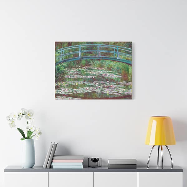 874672510758373632_2048-1.jpeg The Japanese Footbridge - Claude Monet (1899) - Impressionist Canvas Print