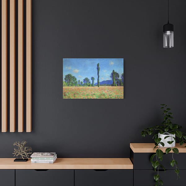 8752767951012286898_2048.jpeg Poppy Field (Giverny) - Claude Monet (c. 1890-91) - Impressionist Canvas Print