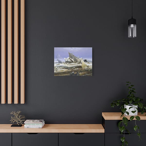 8769108088055970636_2048.jpeg The Sea of Ice - Caspar David Friedrich (c. 1823-1824) - Romantic Canvas Print