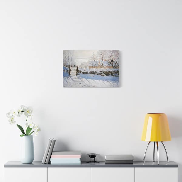 9310363104761104110_2048.jpeg The Magpie - Claude Monet (c. 1868-69) - Impressionist Canvas Print