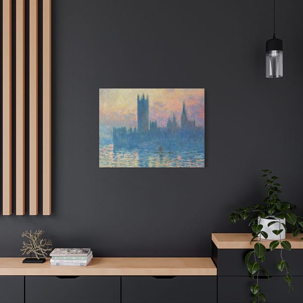 933338488972703297_2048-1.jpeg The Houses of Parliament, Sunset - Claude Monet (1903) - Impressionist Canvas Print