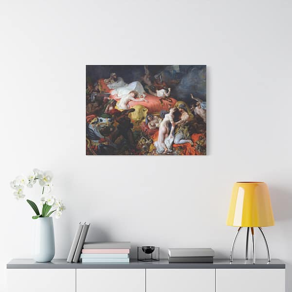 974299470225841647_2048.jpeg The Death of Sardanapalus - Eugène Delacroix (1827) - Classical Canvas Print