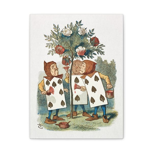9892804871764650860_2048.jpeg The Nursery "Alice" from Alice's Adventures in Wonderland - John Tenniel (1890) - Vintage Art Canvas Print