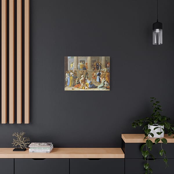 9921007113892167331_2048-1.jpeg The Triumph of David - Nicolas Poussin (c. 1630) - Classical Canvas Print
